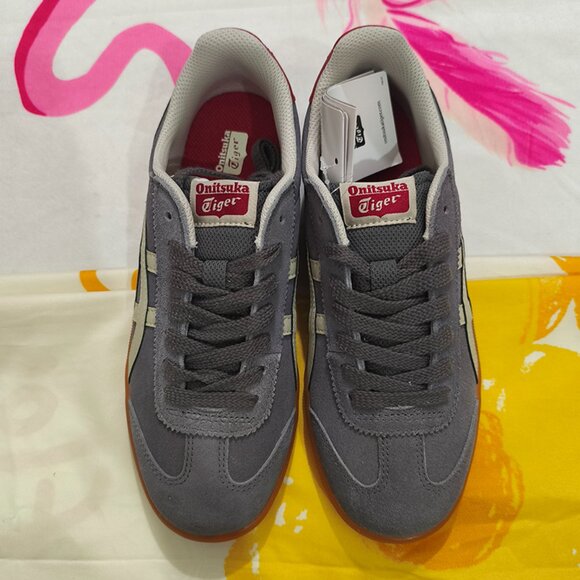 Onitsuka Tiger Unisex Grey Sneakers - Picture 2 of 7